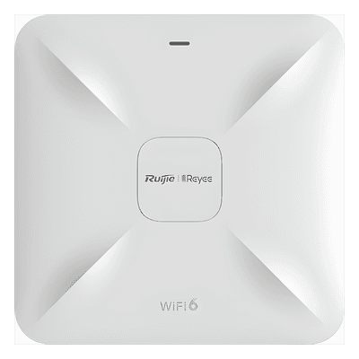 Punto de Acceso Mesh Wi-Fi 6 / 1.7 Gbps / 512 Usuarios / Doble Banda 2.4 y 5 GHz / MU-MIMO 2x2 / Instalación Techo o Pared RG-RAP2260(G) RUIJIE