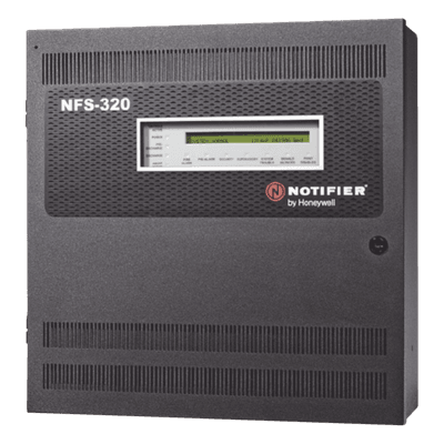 Panel de Detección de Incendio Inteligente Direccionable / 1 Lazo SLC / 318 Dispositivos / Red 200 Nodos / Interfaz Español / NAC 4 Circuitos NFS-320-SP NOTIFIER