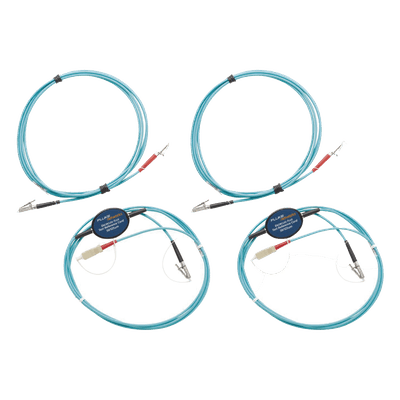 Kit de Cables de Referencia / Multimodo 50µm / Conectores LC y SC Metálicos / 2 m (6.56 pies) / OM2/OM3/OM4 MRC-50EFC-SCLCKITM FLUKE NETWORKS