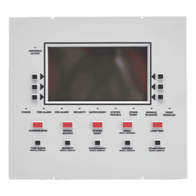 Anunciador Remoto LCD / 640 Caracteres / Retroiluminación Controlada / Teclado de Goma / Puerto RDP hasta 1219 m (4000 ft) LCD-160 NOTIFIER