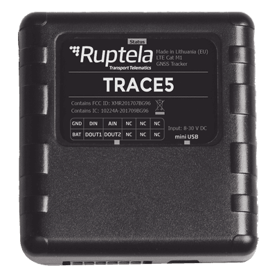Localizador Vehicular 2G y 4G/ Rastreo / Conducción eficiente / Deteccion de Jammer TRACE5LC RUPTELA