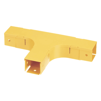 Conector en T Horizontal / Radio de Curvatura 50.8 mm / ABS / Canaleta 2x2 / 90° / 308.9 mm (1.01 ft) de Ancho