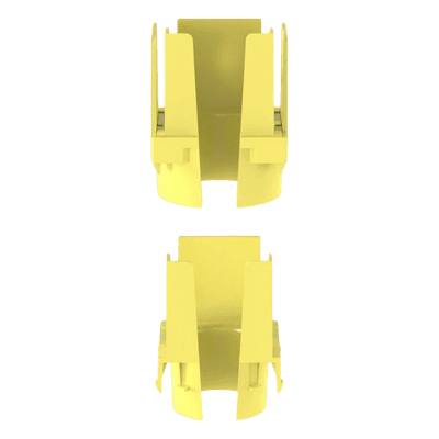 Tapa de Salida para Tubo Corrugado / 1.5 in (38 mm) / Para Canaleta 2x2 FiberRunner™ / ABS / Color Amarillo FIDT2X2LYL PANDUIT