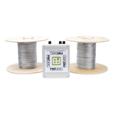 Cable Sensor Perimetral / 305 m (1,000 ft) / 2 Zonas de 152 m (500 ft) / Detección por Análisis de Vibración / Blindaje de Malla de Acero / IP66 IROC-2Z-500-V2 RBTEC