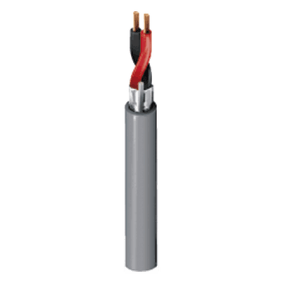 Cable Multipropósito para Alarma / 2x16 AWG / Blindado / CMR Riser / 305 m (1000 ft) / Gris 9266 VIAKON