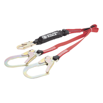 Cable Amortiguador de Caída / Doble Gancho de Sujeción / 1.83 m (6 ft) / Capacidad 140 kg (310 lbs) / ANSI Z359.1 SAWDG18 VARIOS
