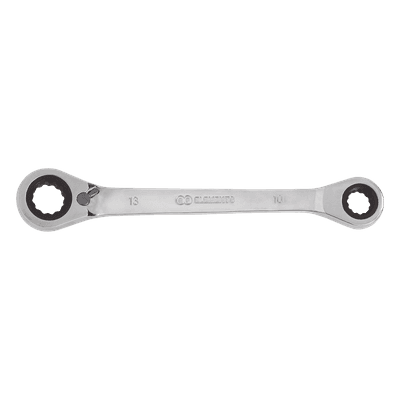 Llave combinada / 13mm y 10mm / Trinquete / Acero cromado / 0.1 kg / 1.06 pulg RRW1013 RF ELEMENTS
