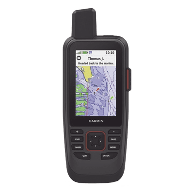 GPS Portátil / Pantalla Transflectiva 3" / Resolución 240x400 / Autonomía 35 Horas / Memoria 16 GB / Brújula de Tres Ejes / IPX7 / MIL-STD-810 10-02236-02 GARMIN