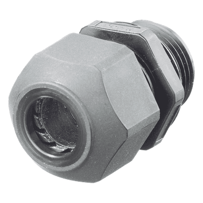 Conector de Cable / Estilo Europeo / Conductores 0.17" a 0.45" / Conduit 1/2" / Nylon Ignífugo UL / Color Gris HUB-SEC-50GA HUBBELL
