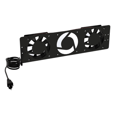 Kit de Ventiladores para Gabinete / 110 Vca / 12 x 12 cm / 76 CFM Total / Clavija Polarizada LPVENT02BASIC LINKEDPRO BY EPCOM