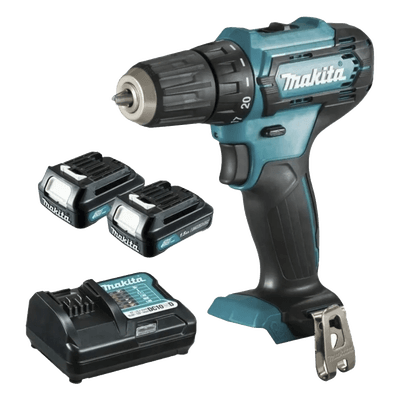 Atornillador broquero cambio rápido 3/8" / 2 baterías 12V 1.5Ah / 81 accesorios / 6.0 N.m / 220 RPM DF3-33D-WYE MAKITA