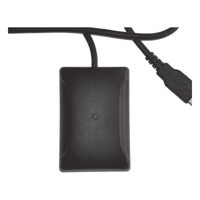 Lector RFID de Sobremesa / 125 KHz / USB Plug-and-Play / LED Bicolor y Zumbador / 78 x 53 x 26 mm / Cable 1.8 m (5.9 ft) NX0121 IBERNEX