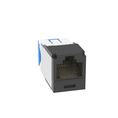 Conector Jack RJ45 / Categoría 6A / Sin Blindaje / Terminación sin Impacto / Gel Anti-Corrosión / 22-26 AWG / Negro CJE6X88TGBL PANDUIT