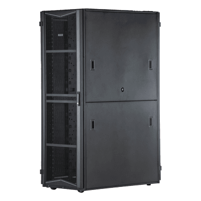 Gabinete para Centros de Datos / 42 UR / 800 mm Ancho / 1200 mm Profundidad / 2.62 x 3.94 pies / Acero / Negro XG84222BS0001 PANDUIT