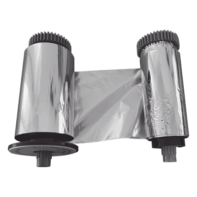 Cinta Ribbon / Full Color Plateado Metalizado / 1200 Impresiones / Compatible con SMART21 653317 IDP