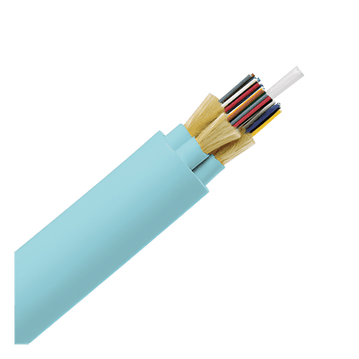 Cable de Fibra Óptica / 48 Hilos / Multimodo OM3 50/125 / Tight Buffer 900μm / OFNR Riser / No Conductiva / Precio Por Metro (3.28 pies)
