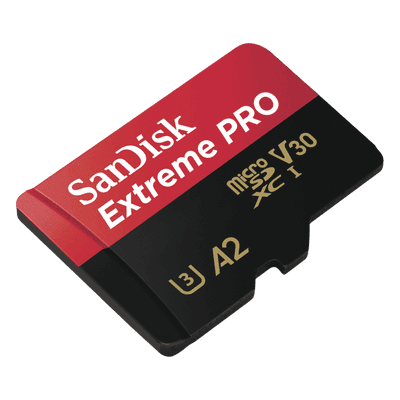 Tarjeta MicroSD / 256GB / Lectura 170MB/s / Escritura 90MB/s / Clase A2 / Adaptador USB 3.0 SDS256EX SANDISK