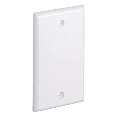 Placa de Pared Ciega / Vertical Plano / ABS / 69.8x114.4 mm / 2.75x4.5 in / Blanco CPNWH PANDUIT
