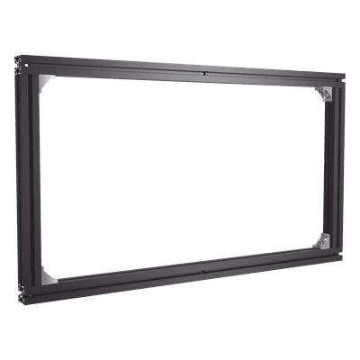 Montaje de Pared para 2 Paneles LED / Interior / Aluminio 6063 / 1000x580x80 mm (39.40'x22.85'x3.15') / 7.5 kg