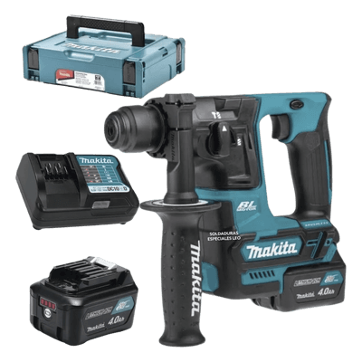 Rotomartillo SDS Plus / 3 Funciones / 18V / 2J / 2 Baterías Li-Ion 3.0Ah / Cargador Rápido / Maletín DHR242RFE MAKITA
