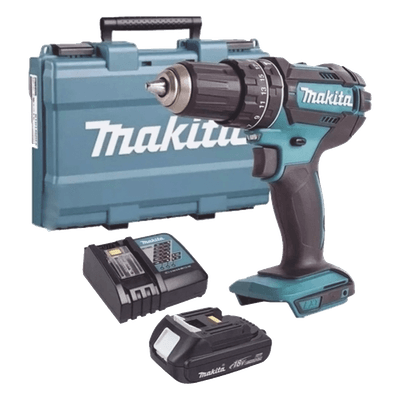 Rotomartillo Atornillador / 1/2" / 0-600 y 0-1900 RPM / 18V Li-Ion / 1.5 Ah / 62 N.m / 7-3/4' x 3-1/8' x 9-3/4' DHP482SY MAKITA