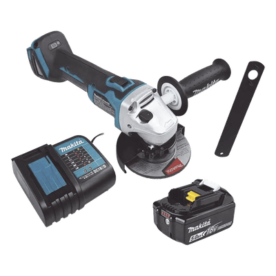 Mini Esmeril Inalámbrico / 4-1/2 pulg (115 mm) / 18V / 5.800 RPM / Freno Eléctrico / Protección Contragolpe DGA456STX2 MAKITA
