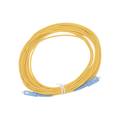 Jumper de Fibra Óptica / Monomodo G.652D / SC/UPC-SC/UPC / Simplex / 10 m (32.81 pies) / Forro 3 mm