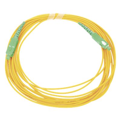 Jumper de Fibra Óptica / SC/APC a SC/APC / Monomodo OS2 / Simplex / 5 m (16.40 pies) / 2 mm / PVC LP-FO-SCA-SCA-05 LINKEDPRO BY EPCOM