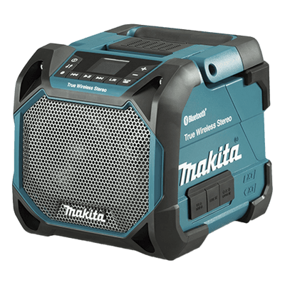 Bocina y Reproductor de Música / Bluetooth 30 m (100 ft) / USB y Auxiliar MP3 / Salida 12V-18V-AC / Pantalla LCD / 2.7-3.4 kg (6.0-7.5 lbs) DMR-203 MAKITA