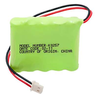 Batería de Respaldo NiMH / 6V / 700 mAh / Conector 2 Pines / Hasta 6 Horas de Autonomía KO257 HONEYWELL HOME RESIDEO