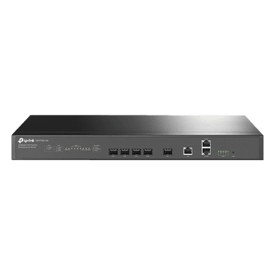 OLT GPON / 4 Puertos PON 2.5G / 512 ONUs / Uplink SFP+ 10G / Uplink RJ45 1G / Redundancia AC-DC / Gestión en la Nube DS-P7001-04 TP-LINK
