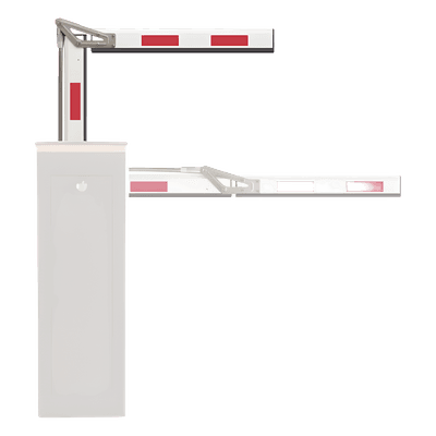 Brazo Articulado para Barrera / 4 m (13.1 ft) / Doble Sección / Aluminio Anticorrosivo / Ángulo Ajustable 90° / Reflectivo XB-ARM-ART ACCESSPRO