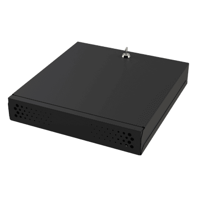 Gabinete de Seguridad para DVR/NVR / Acero Calibre 20 / Ancho 396 mm / Compatible con Rack 19' / Ventilación Lateral GABVID1R3 EPCOM INDUSTRIAL