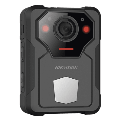 Body Camera Portátil / 2K 4 Megapixel / Pantalla 1.77" TFT / IP67 / 128 GB / 12 h Batería / Visión Nocturna IR 3 m (9.8 ft) DS-MCW406/128G HIKVISION