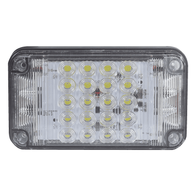 Luz de Advertencia LED / 7x4" / 66 LED / 12 VCC / 1 A / 10 Patrones de Destello / Luz de Trabajo Integrada XLTE2345W EPCOM INDUSTRIAL SIGNALING