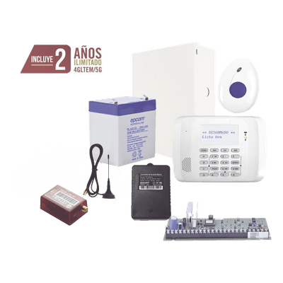 Kit de alarma / panel VISTA-48 / comunicador 4G LTE-M multimarca MN02-LTE-M / botón de pánico con detección de caídas / app RControl VISTA48-MN02-FALL HONEYWELL HOME RESIDEO