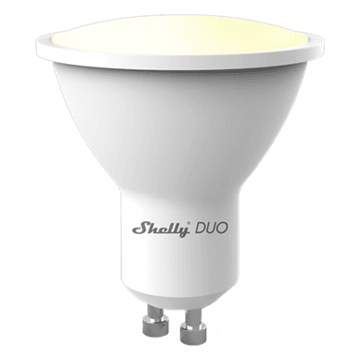 Foco Inteligente LED / GU10 / Dual Blanco 2700K-6500K / 475 lm / Wi-Fi / AC 100-240V / 30,000 h SHELLYDUOGU10 SHELLY