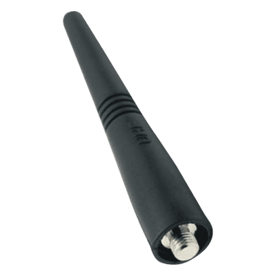 Antena UHF Helicoidal / 400-470 MHz / Ganancia 0 dBd / Perfil Recortado 170 mm / Conector Rosca Monopolo / Omnidireccional Vertical DEPR450 TXPRO