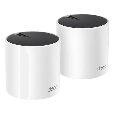 Sistema Mesh Wi-Fi 6 / AX3000 Mbps / 3 Puertos Gigabit WAN/LAN / Doble Banda / 2 Antenas Internas / Administración por App DECOX55-2PACK TP-LINK