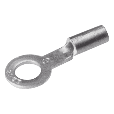 Zapata Terminal de Ojillo BURNDY para Tornillo de 1/4" (6 mm) y Calibre 12-10 AWG. HUB-T10-14 HUBBELL BURNDY