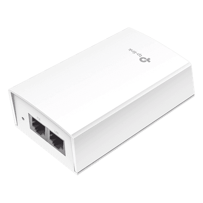 Inyector PoE Pasivo / 48V 24W / 2 puertos Gigabit / Montaje en Pared / 100-240 VCA