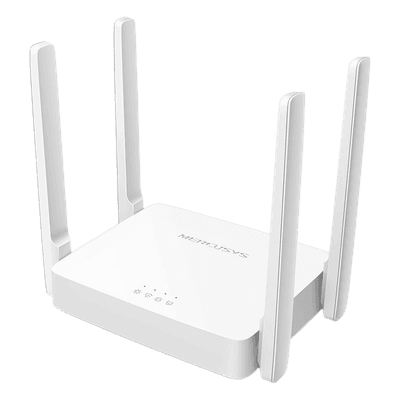 Router Inalámbrico / Wi-Fi 5 AC1200 / Dual Band 2.4 GHz y 5 GHz / 4 Antenas 5 dBi / 3 Puertos 10/100 Mbps AC10 Mercusys