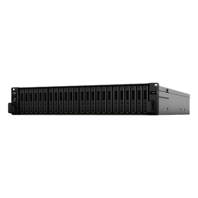 Servidor All-Flash / 24 Bahías SAS-SATA / Dual Xeon Silver 8 Núcleos / 32GB DDR4 ECC / 10GbE / Escalable a 72 Unidades FS6400 SYNOLOGY