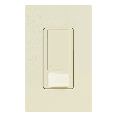 Sensor de Ocupación para Iluminación / PIR con XCT / 81 m² (871.9 ft²) / 180° / 120 V / Compatible LED, CFL, Incandescente, Halógeno, ELV, MLV, Fluorescente / Tiempo Ajustable 1-30 min / Sin Neutro MSOPS2AL LUTRON ELECTRONICS