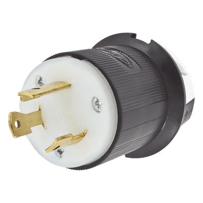 Clavija Industrial con Bloqueo de Media Vuelta / 30 A 125 V CA / 2 Polos 3 Hilos / NEMA L5-30P / 2.75 in (0.23 ft) Alto HUB-HBL-2611 HUBBELL