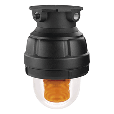 Luz LED estroboscópica a prueba de explosión / Ámbar / 850 cd efectivos / Clase I Div.1 Grupos C-D / IP66 IP69K / 24VCD 120-240VCA 27XST-024-A-MOD FEDERAL SIGNAL INDUSTRIAL