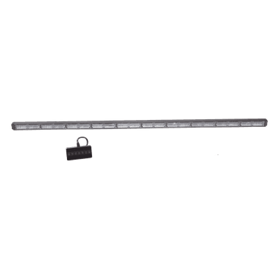 Barra de Luz de Advertencia / 10 Módulos de 6 LED / 49 Pulgadas / Ámbar / 18 Patrones de Destello / 10-30 VCC / 7.2 A / IP Resistente al Agua / Cable 10.5 m (34.4 ft) XLT2131A EPCOM INDUSTRIAL SIGNALING