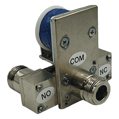 Relevador Coaxial SPDT / 10-14 Vcc / 250W @ 1 GHz / 2 GHz / 50 Ω / N Hembra / 160 mA CX-520D SYSCOM