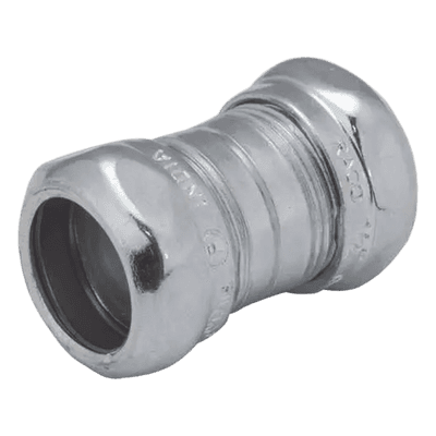 Conector de Compresión / Acero Galvanizado / Pared Delgada 1 1/4 in / 48 mm x 48 mm / 0.27 kg / Industrial HUB-2925 HUBBELL
