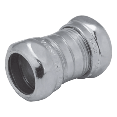 Conector de Compresión / Acero Galvanizado / 1-1/2 in / Pared Delgada / 54.50 mm x 83.99 mm / 0.24 kg HUB-2926 HUBBELL